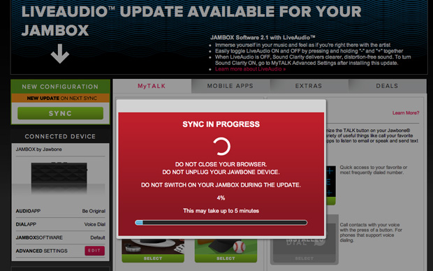 Jawbone jambox updater
