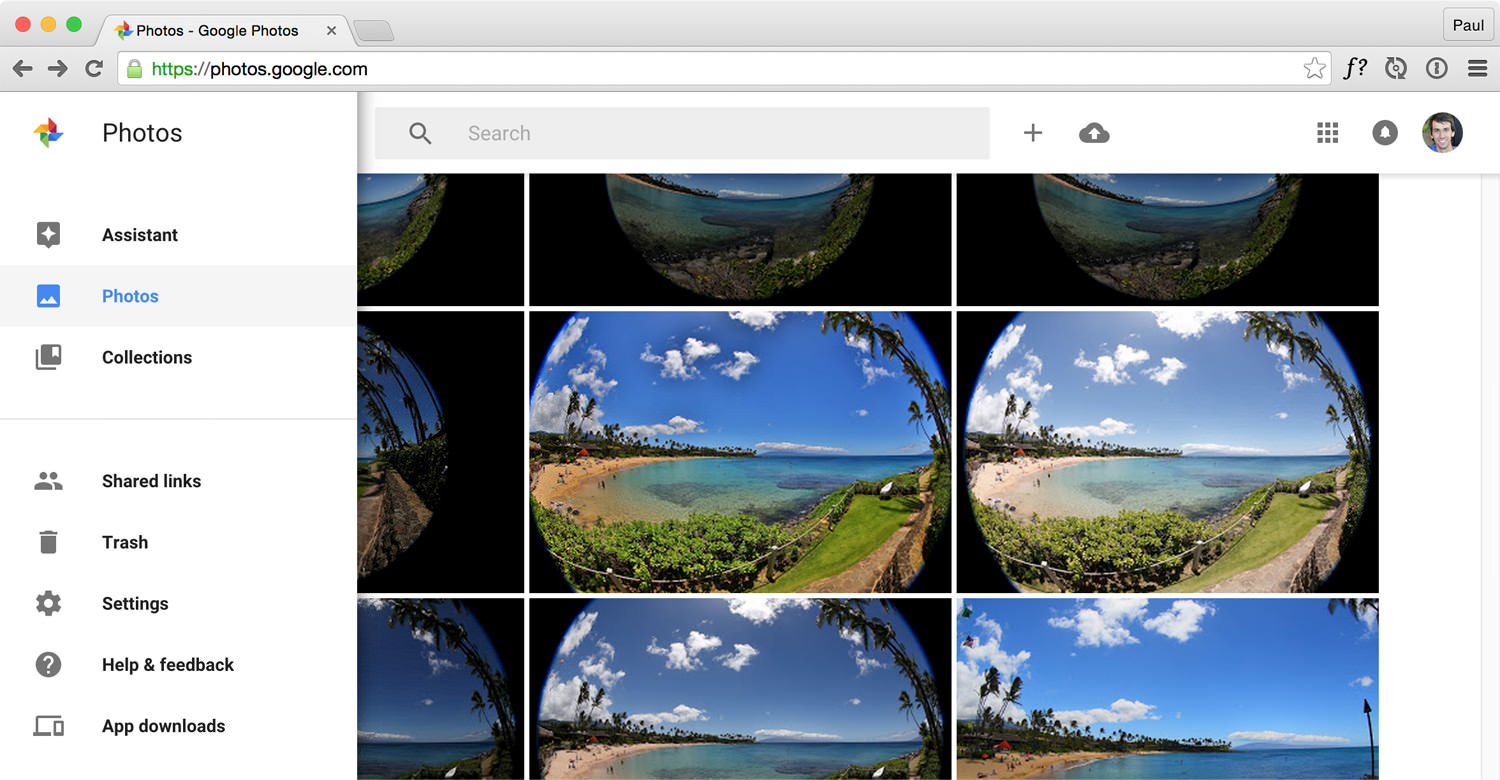 Google Photos on Web - Paul Stamatiou